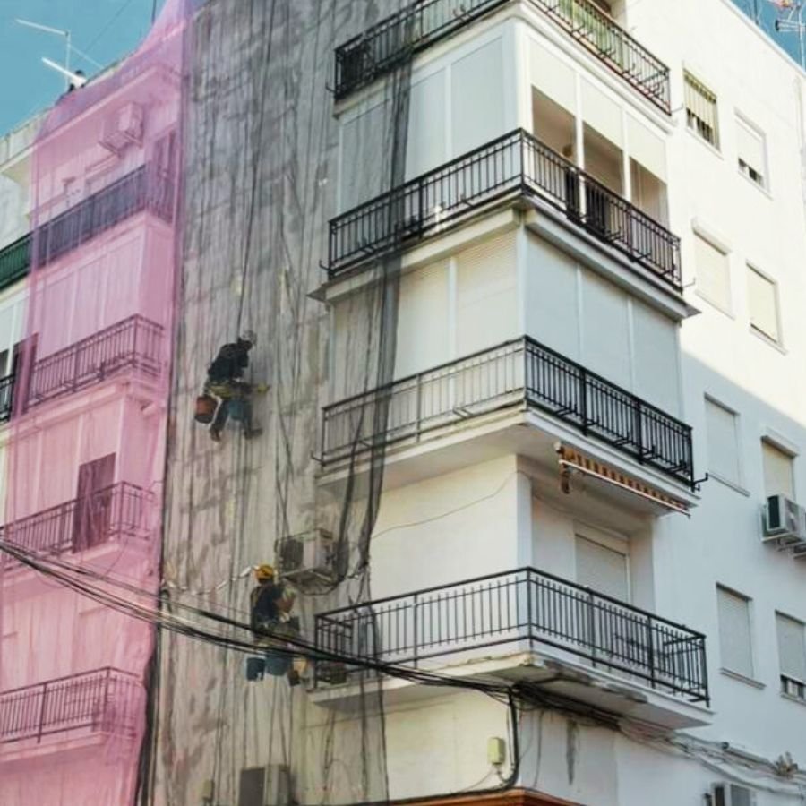 Rehabilitación de fachadas en Sevilla